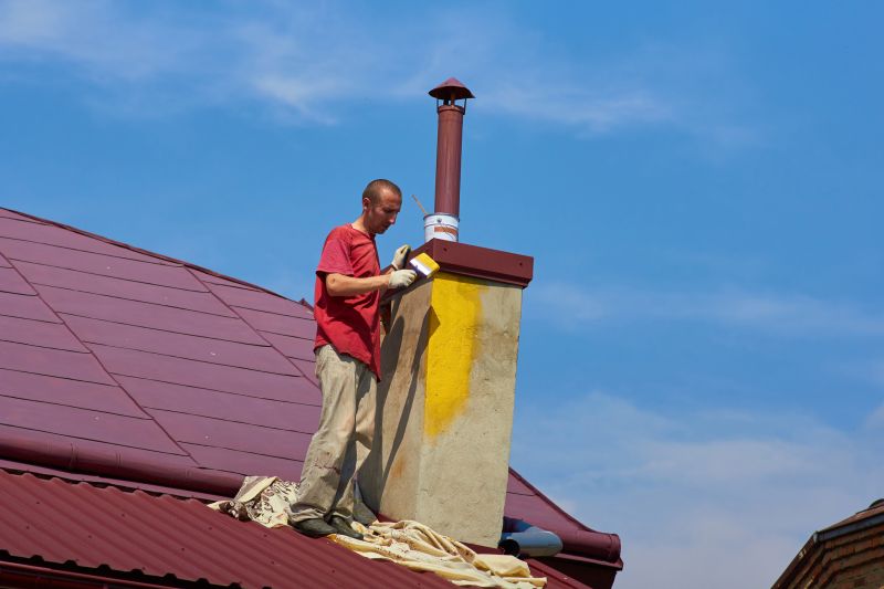 Chimney Painting in Spring